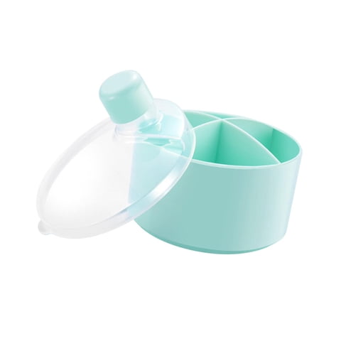 Magideal - Dispensador De Fórmula Para Bebé, Estuche Portátil Para Aperitivos Para , Tapa Hermética, Caja De Almacenamiento De Alimentos Para Bebés Ligera A Azul Claro