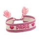 thumbnail image 1 of Pulsera Trenzada Pulsera Bordada Para Regalos De Cumpleaños Eventos Deportivos De Verano Rosa, 1 of 3