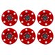 thumbnail image 1 of Discos de hockey sobre patines Franklin Sports NHL Pro Commander (6), color rojo, 1 of 8