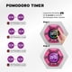 thumbnail image 2 of Temporizador Pomodoro Printers Jack Cubo de Productividad Rosa Fucsia, 2 of 8