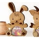 thumbnail image 1 of Alcancía de madera conejo personalizada, 1 of 2