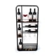 thumbnail image 1 of Rack de Almacenamiento de Vino Estante Flotante Soporte para Botellas de Vino y Copas, 1 of 6