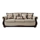 thumbnail image 1 of Sofá Con Resorte Estructural Grand Santi Chenille 4 Personas Beige, 1 of 3