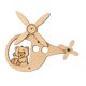 thumbnail image 4 of Tablero Ocupado Para Niños, Accesorios DIY, Juguetes Sensoriales De Madera Para Niños, Viajes, Aviones Para Niños, 4 of 5
