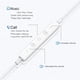 thumbnail image 3 of Auriculares con cable para iPhone 2, paquetes GAXIWILO, 3 of 7