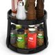 thumbnail image 2 of Organizador Simple Houseware Lazy Susan, 2 niveles, 25 cm, color marrón rústico, 2 of 9