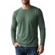 thumbnail image 5 of INSPIRE CHIC Camiseta Casual para Hombre Cuello Redondo Manga Larga Camiseta Básica Suave M Verde Oliva, 5 of 6