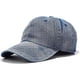 thumbnail image 1 of Gorra de béisbol lavada, de algodón vaquero desgastado, ajustable, estilo polo, unisex, 1 of 7