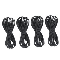 Magideal - 4X Cables De Repuesto Para Sillas De Patio, Cables De Reparación De 1,4 M Y 2,2 M, Universales, Para Reparación De Sillas De Jardín, Cables Elásticos, Negro