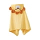 thumbnail image 5 of Albornoz Para Niños Pequeños Con Capucha Traje De Dormir Ligero Toalla De Baño Transpirable Para Niños Amarillo, 5 of 5