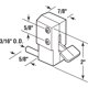 thumbnail image 2 of Cerradura corrediza para puerta de patio Defender Security U 9877 de aluminio, 2 of 4