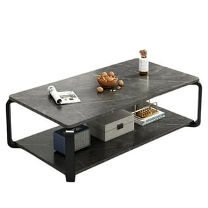De Todo Y Mas - Mesa Rectangular Doble Nivel Marmolada Chichome
