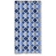 thumbnail image 1 of Cortina de ducha con diseño de trébol azul y gris, con ganchos, 91 x 183 cm, 1 of 3