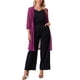thumbnail image 2 of INSPIRE CHIC Cárdigan de Encaje de Manga 3/4 para Mujer Elegante Bolero Chalecos Largo Flowy Crochet Cárdigan Abierto Conjuntos Diarios M Púrpura, 2 of 6