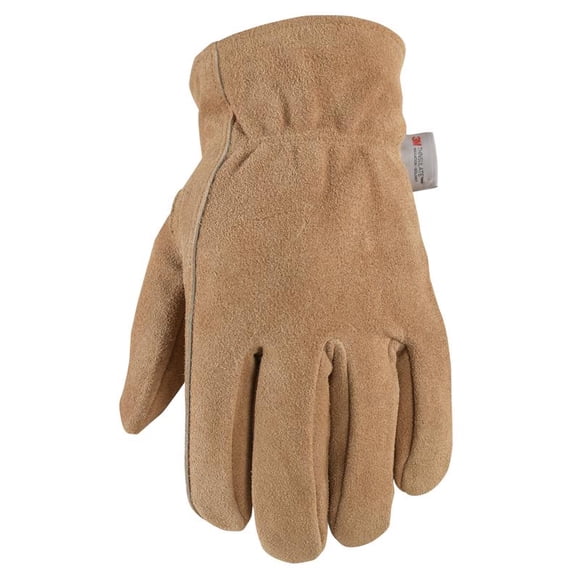 Guantes Wells Lamont, piel de vacuno, de gamuza, muy resistentes, color marrón (paquete de 3)