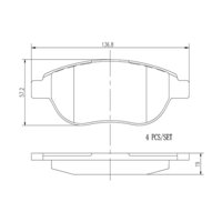 Pastillas Freno Para Auto Motaquip Lvxl1007