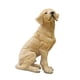 thumbnail image 3 of Estatua De Perro Resina Linda Escultura Animal Creativa Para Sala De Estar Balcón Césped Amarillo, 3 of 5