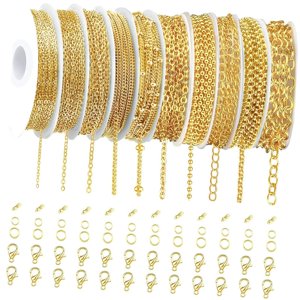 Bothyi - 10 Piezas De Cadenas Para Hacer Joyas, Suministros De Joyería Para Bricolaje, Accesorios De Joyería