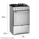 thumbnail image 2 of Cocina Gas licuado / Gas natural 4 Quemadores F 3000 RT, 2 of 13