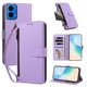 thumbnail image 2 of Funda con Billetera para [Motorola Moto G34 5G] con Bolsillo Zipper y Tarjetero Morado claro, 2 of 6