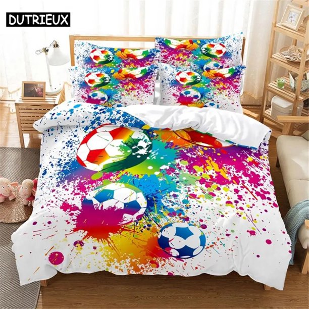 football Bedding Set Bedding Duvet Cover Set Bedding Set Bed Cover Cotton Bedroom Bed Cover