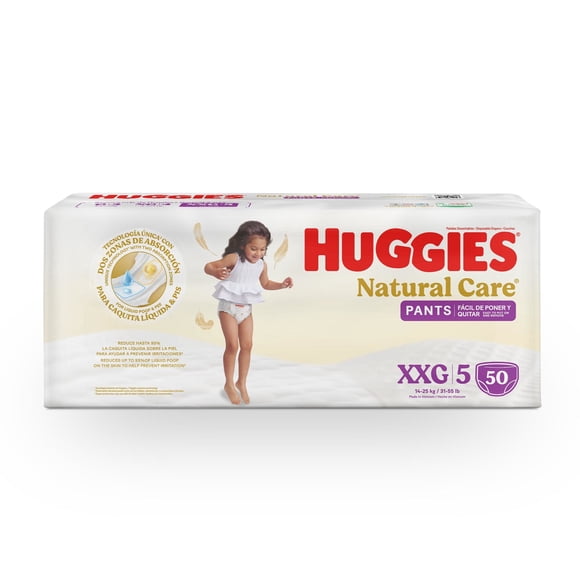 Pants Huggies Natural Care XXG, 50 Un