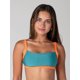 thumbnail image 1 of Top de Bikini Daikiri Mujer Escote Cuadrado Ajustable Verde Oscuro Naranjo Protección UV50+, 1 of 3