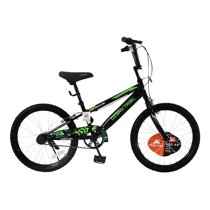 Ozark Trail - Bicicleta Infantil Drifter Aro 20 Negro/Verde
