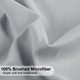 thumbnail image 5 of PiccoCasa 2 Pcs Fundas de Almohada Corporal Microfibra Sobre Funda de Almohada Larga, Gris Estándar, 5 of 7