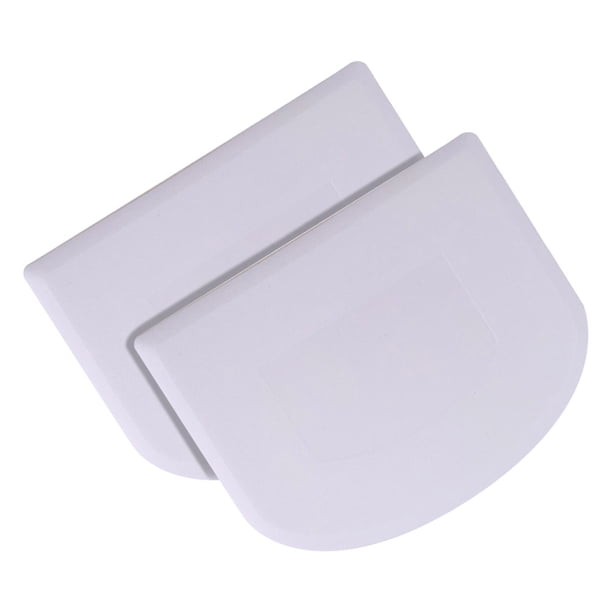 Raspador de masa, raspador de tazón, cortador de masa de plástico de seguridad alimentaria, raspador de plástico flexible