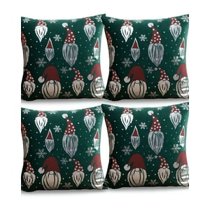 Genérico - Pack De 4 Fundas De Cojin Para Navidad M8