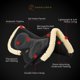 thumbnail image 4 of Media Almohadilla Kavallerie 3D Air-Mesh con Forro Polar y Gel de Impacto, 4 of 7