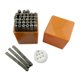 thumbnail image 5 of Sello De Metal Con Letras De Números De 36 Piezas Para Disco De Artesanía En Cuero De Arcilla Plástica, 5 of 5
