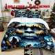 thumbnail image 1 of 3pcs Bigfoot Legend Printed Bedding Set Soft Polyester Duvet Cover with 2 Pillowcases All Season Comfort, 1 of 5