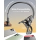 thumbnail image 2 of Soporte SAIJI para cama con cuello de cisne, brazo largo y flexible, negro, 2 of 8