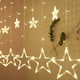 thumbnail image 1 of Guirnaldas Cortina Luces 10pcs Adorno Estrellas 3m Calida, 1 of 2