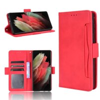 Funda Tipo Billetera Foxdock Para Samsung Galaxy S21 Ultra 5G – Tapa Flip Con Tarjetero