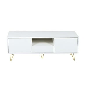 Habita2 Chile - Buffet White O Rack Tv 2 Cajones 120Cm