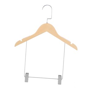 Magideal - Perchas De Madera Para Trajes, Pantalones, Perchas Para Pantalones Con Clips Para Chaqueta, Pantalón, Camisa, Trajes, Vestido, Armario, Organizador De Para Niños