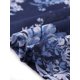 thumbnail image 5 of INSPIRE CHIC Falda Floral de Mujer con Volantes en Capas de Chifón Línea A Maxi Falda Azul Oscuro M, 5 of 6