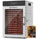 thumbnail image 1 of Deshidratador de alimentos HOPERAN de 14 bandejas de acero inoxidable, 1 of 7