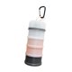 thumbnail image 4 of Contenedor De Proteínas A Prueba De Fugas Con 4 Compartimentos Apilables Para Entrenamiento En Casa, Deportes, Gris, Naranja Y Blanco, 4 of 5