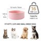 thumbnail image 3 of Cuenco para mascotas Welloyed 13 cm 2 unidades 480 ml rosa cerámica, 3 of 3