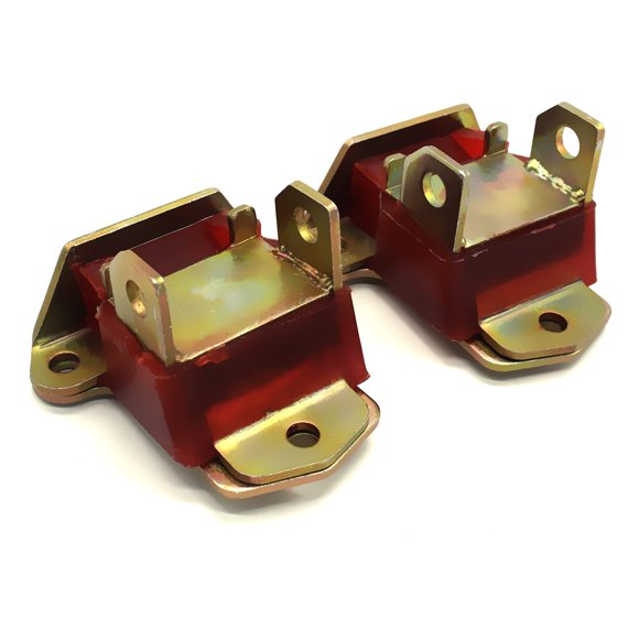 Par de Soportes de Motor GSKMOTOR 5 cm Poliéster Rojo