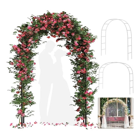 Genérica - Metal Arco Jardín Plantas Globos Matrimonio Para Plantas - Altura Ajustable