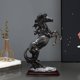thumbnail image 5 of Estatua De Caballo De Pie, Estatua De Caballo Grande Para Estante De Escritorio, Armario Negro, 5 of 6