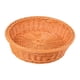 thumbnail image 2 of Cesta de almacenamiento redonda tejida de mimbre Cesta de pan de ratán Cesta de servicio de comida de mesa Bandeja Cesta de fruta tejida hecha a mano Marrón 30x7cm, 2 of 5