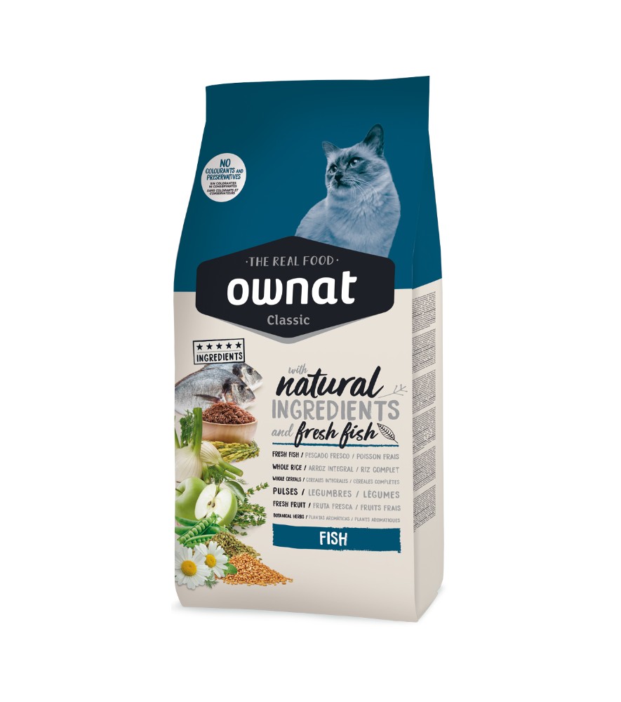 Ownat - Alimento Para Gatos Fish Cat 4 Kg