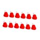 thumbnail image 1 of 12 Mini Gorros Navide?os Tejidos Para Hacer Joyas, Adornos Navide?os, Gorro De Mu?eco Navide?o Rojo, 1 of 5