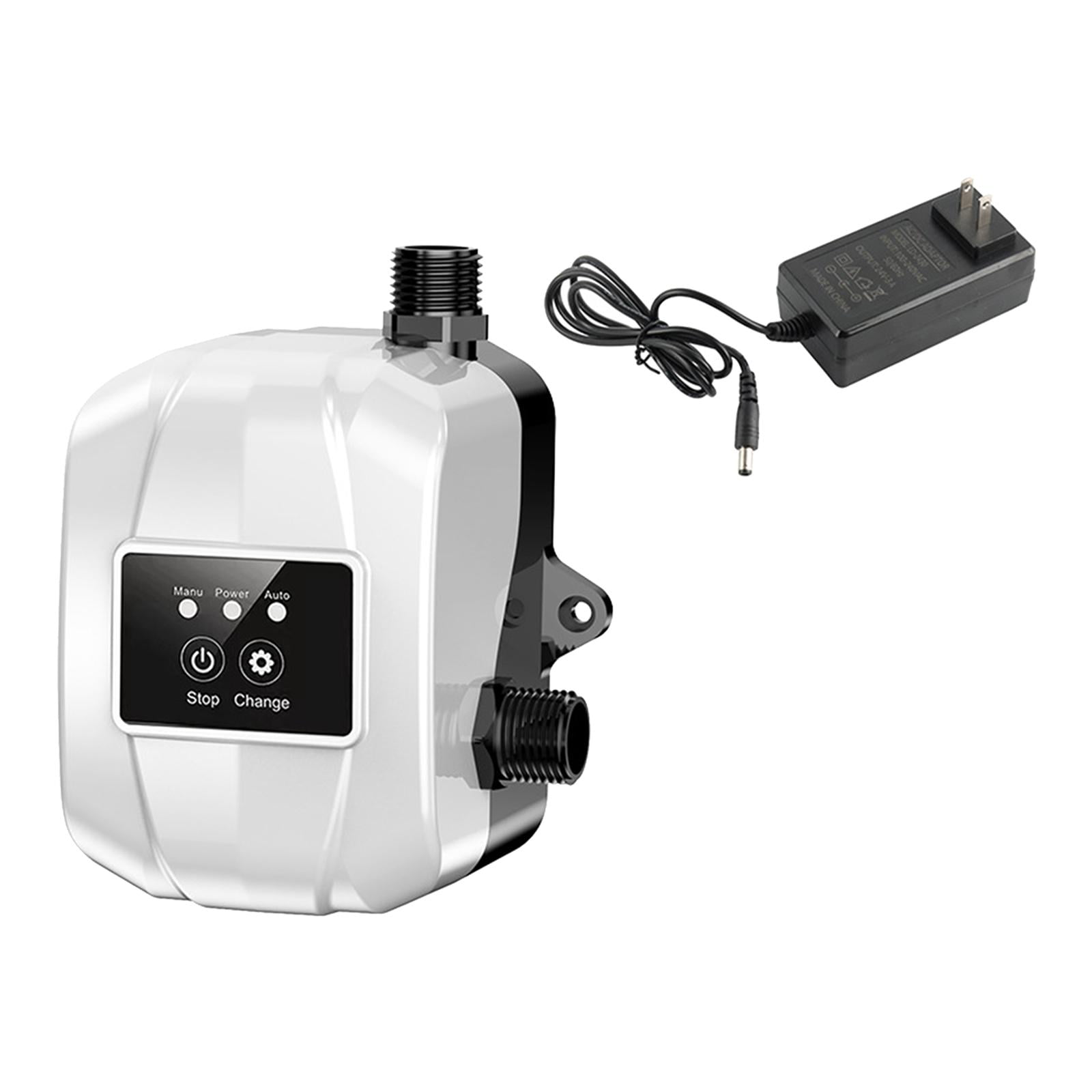 Magideal - Bomba Elevadora De Presión De Agua, Bomba De Agua Automática, Controlador De Presión, Bomba Elevadora De Ducha, Para Calentador Solar, Grifo, Baño De Blanco